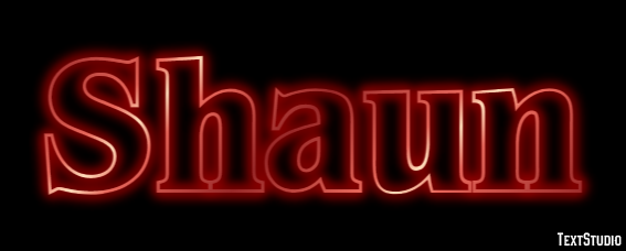 Shaun Text effect