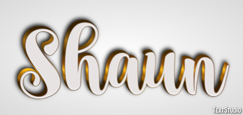 Shaun Text effect