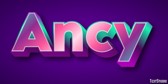 Ancy Efecto de Texto