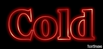Cold テキスト効果