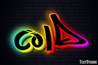 Cold テキスト効果