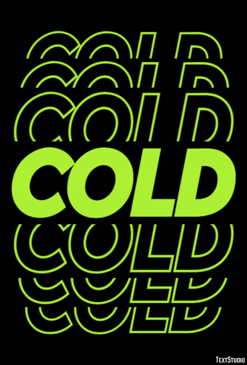 Cold Effetto testo