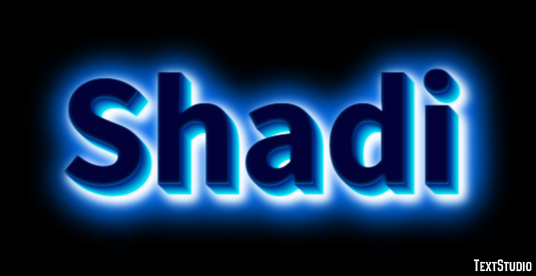 Shadi Texteffekt