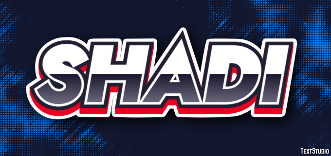 Shadi Texteffekt