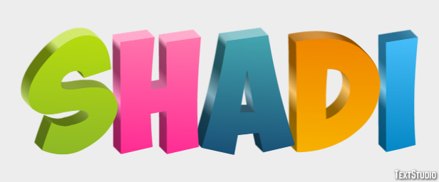 Shadi Texteffekt