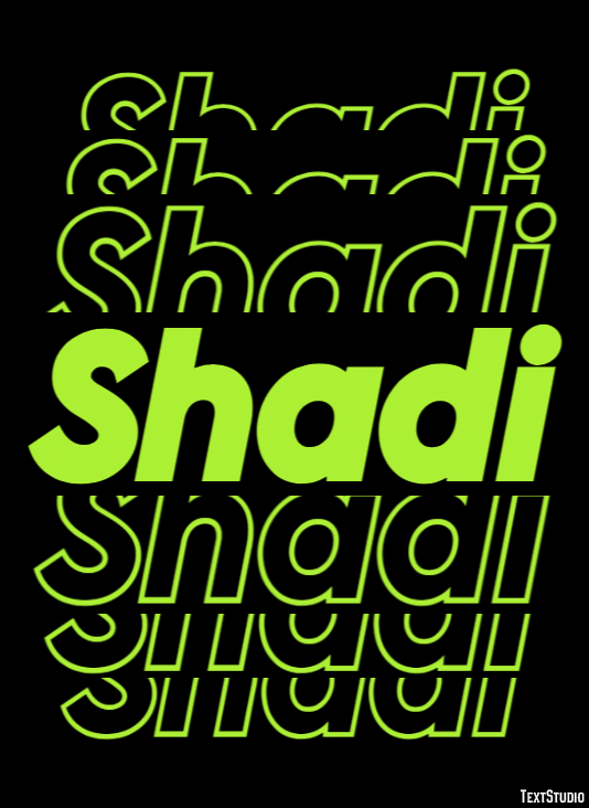 Shadi Texteffekt