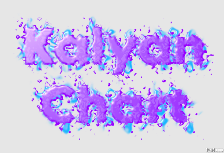 Kalyan Chart Efeito de texto
