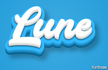 Lune Effet de Texte