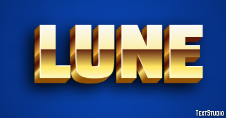 Lune Effet de texte