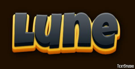 Lune Effet de Texte
