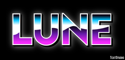 Lune Effet de texte