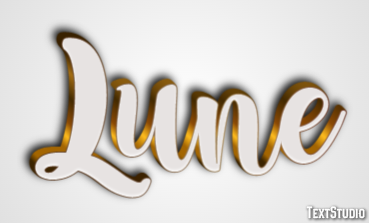 Lune Effet de texte