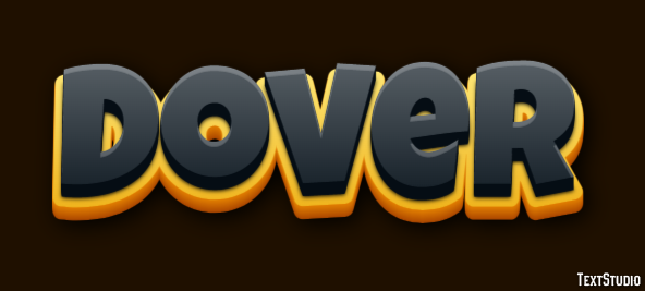 Dover Efecto de Texto