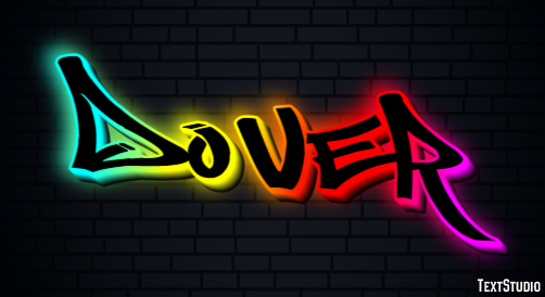 Dover Efeito de texto