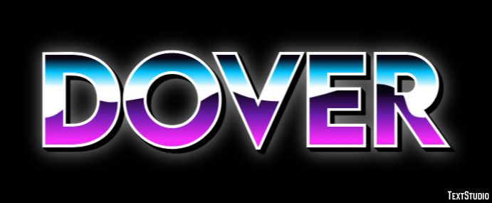 Dover Efeito de texto