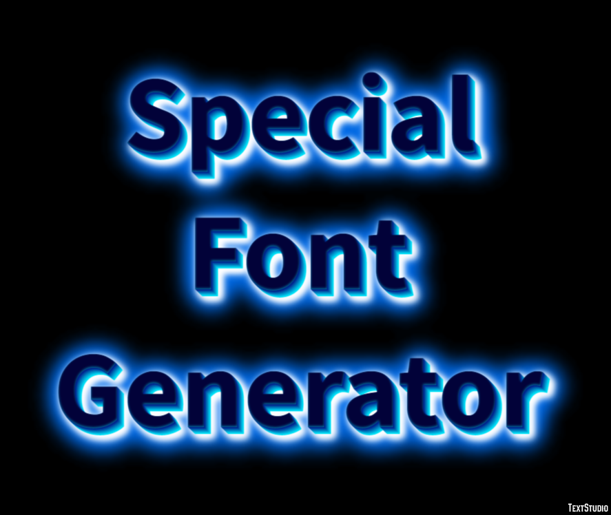 Special Font Generator Tekst Effect
