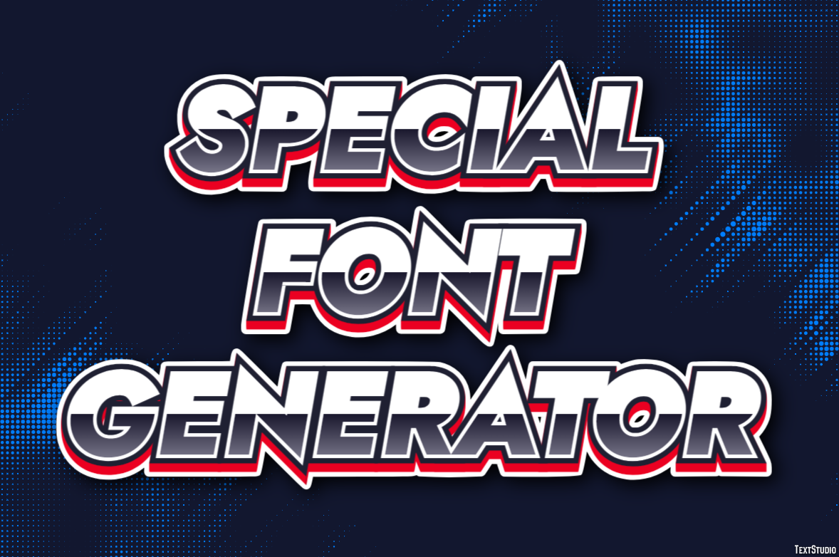 Special Font Generator Efekt tekstowy