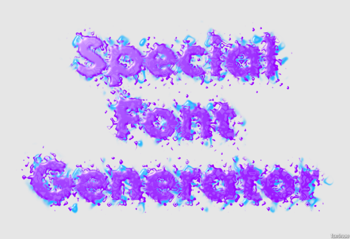 Special Font Generator Tekst Effect