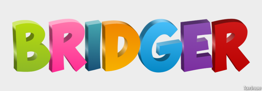 Bridger Efeito de texto