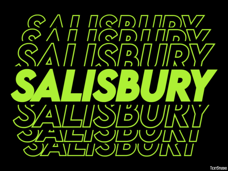 Salisbury Efekt tekstowy