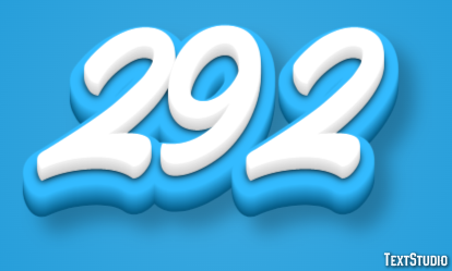 292 Эффект текста