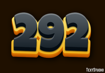 292 Эффект текста