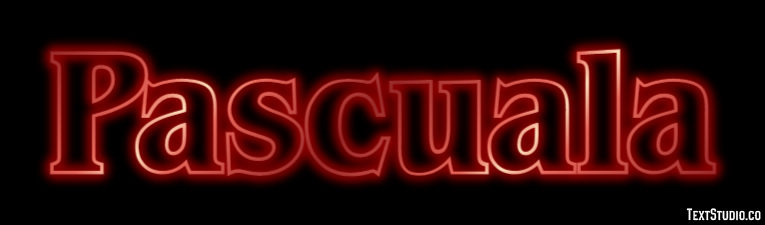 Pascuala Efecto de texto