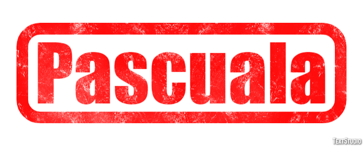 Pascuala Efecto de texto
