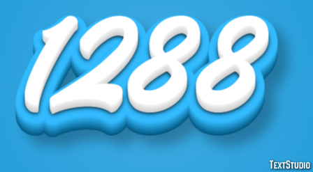 1288 Text Effect