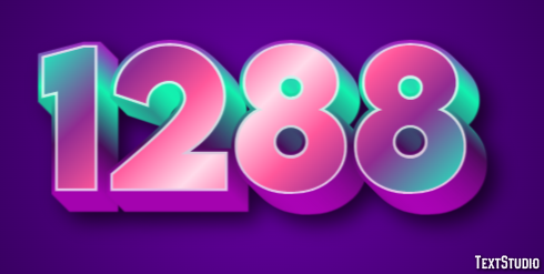 1288 Text Effect