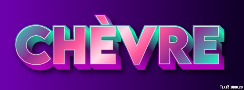 Chèvre Text Effect