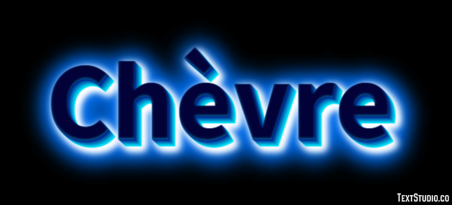 Chèvre Effet de texte