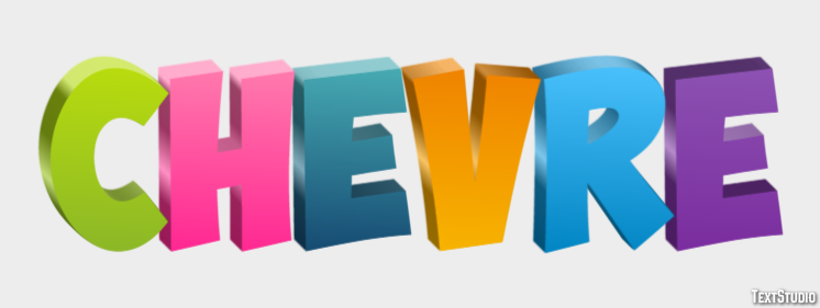 Chèvre Effet de texte