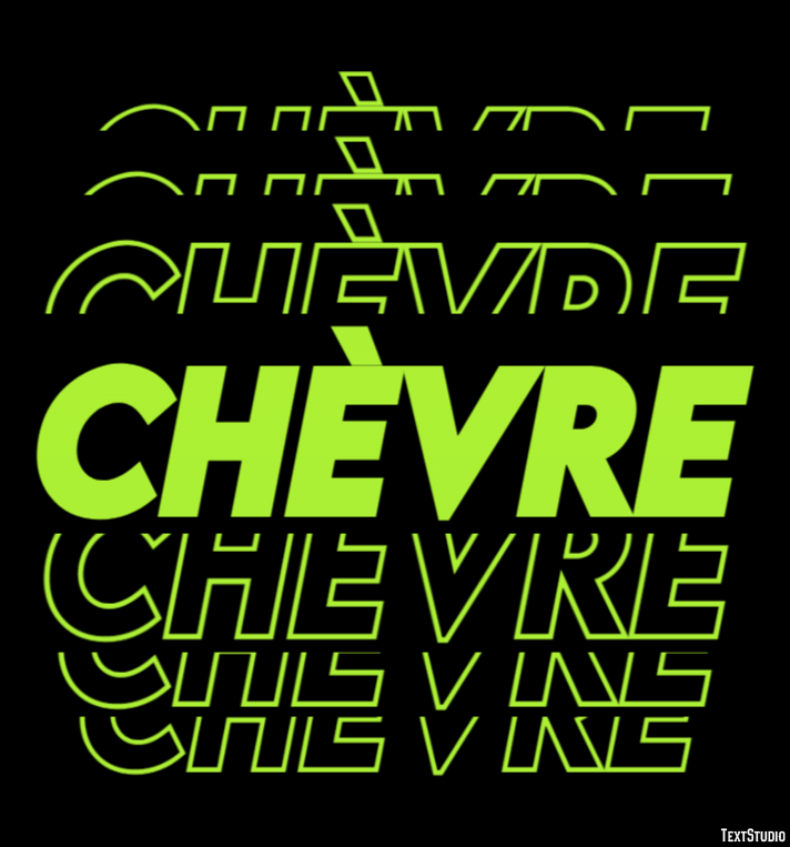 Chèvre Effet de texte