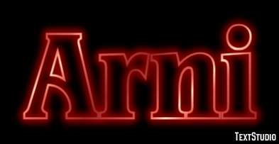 Arni Text Effect