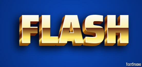 Flash Efecto de Texto