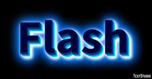 Flash Efecto de Texto