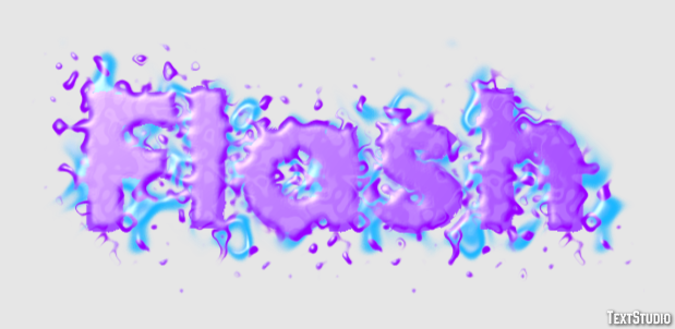 Flash Efeito de texto
