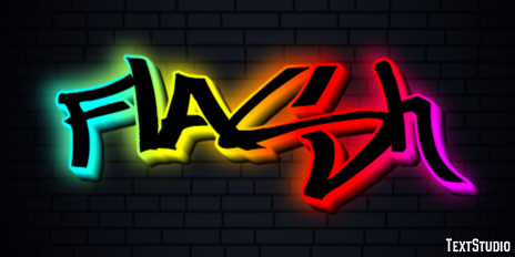 Flash Efecto de Texto