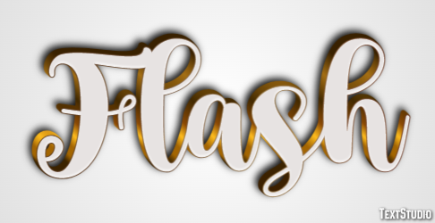Flash Efecto de Texto