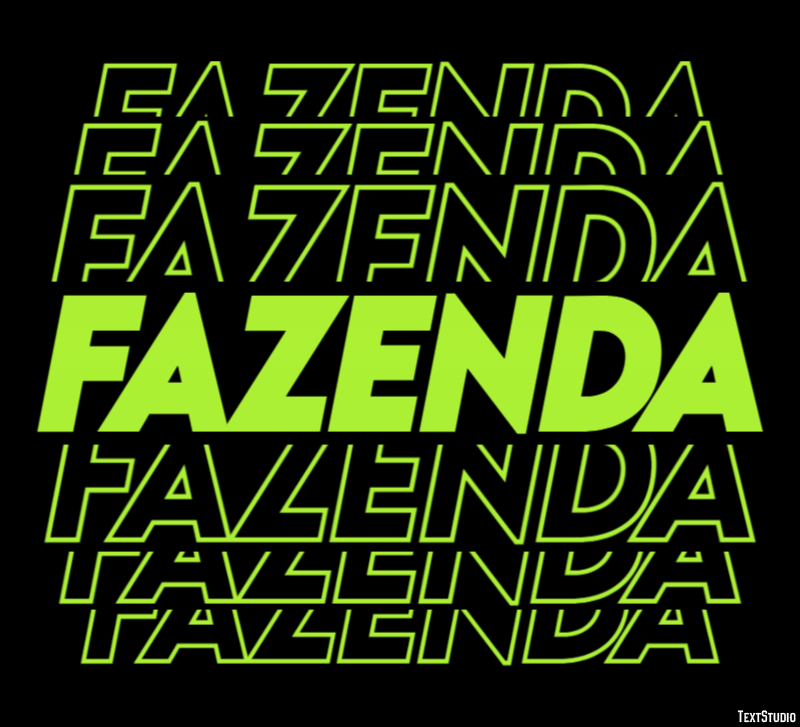 Fazenda Effet de Texte