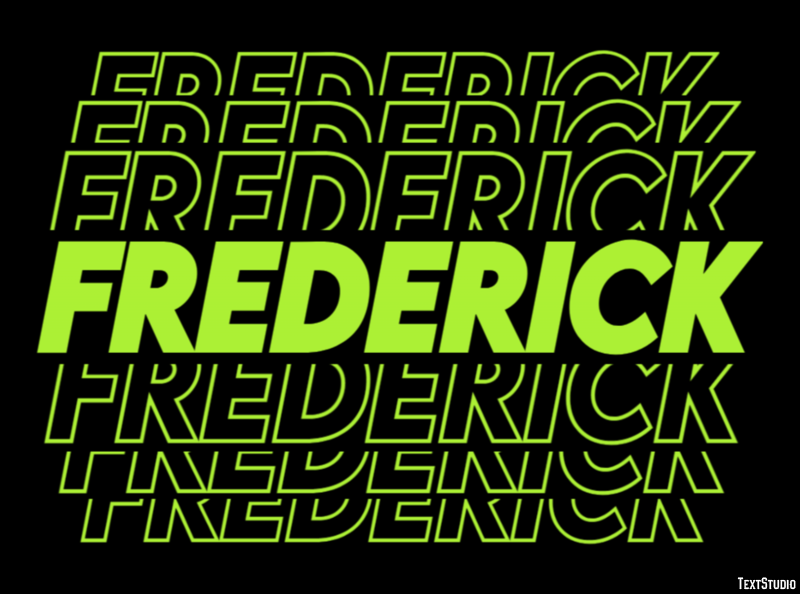 Frederick Efekt tekstowy
