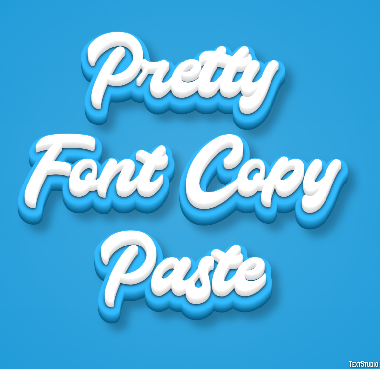 Pretty Font Copy Paste Text Effect