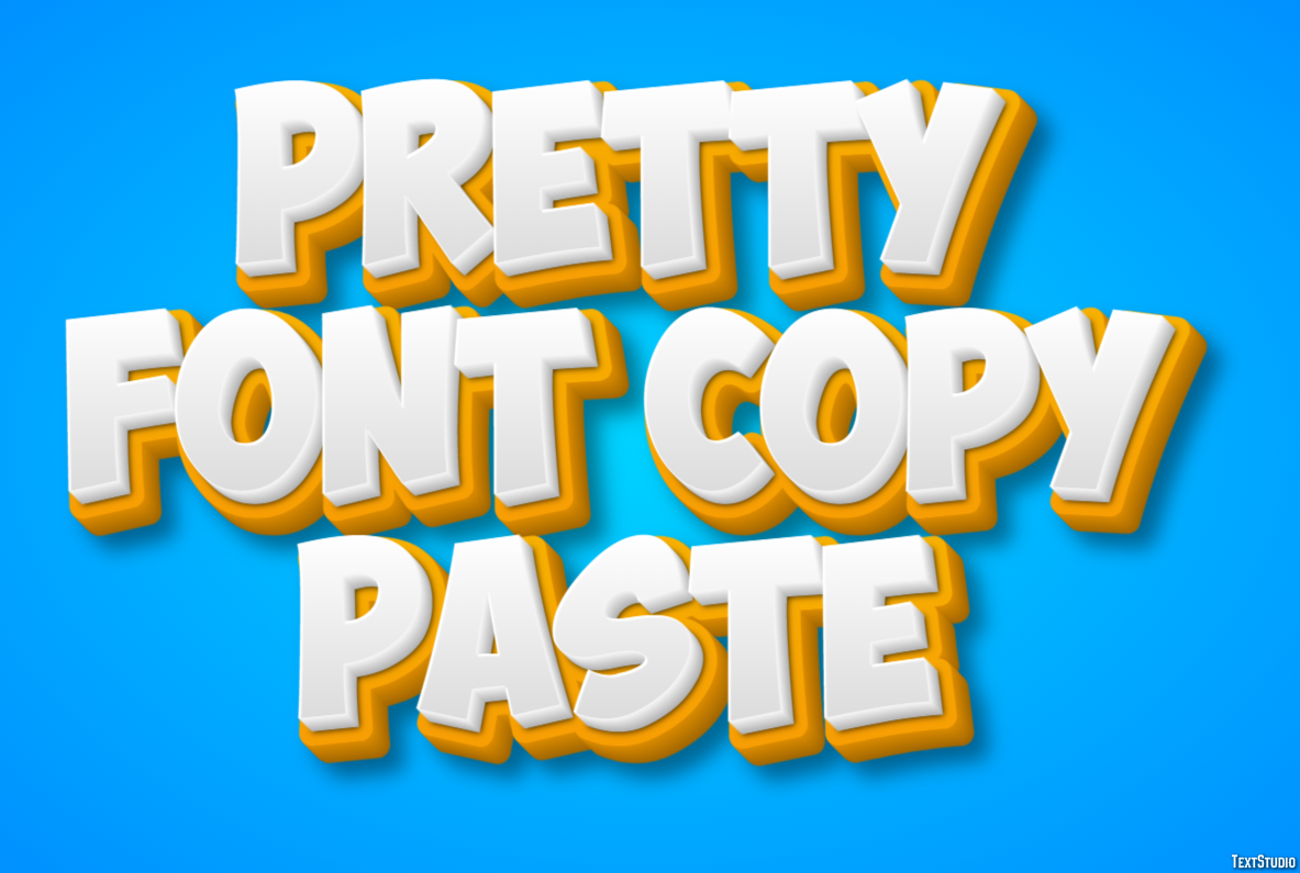Pretty Font Copy Paste テキスト効果