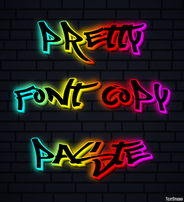 Pretty Font Copy Paste Text Effect