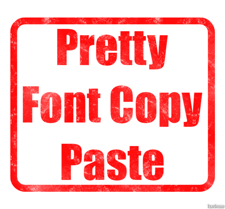 Pretty Font Copy Paste Efecto de Texto