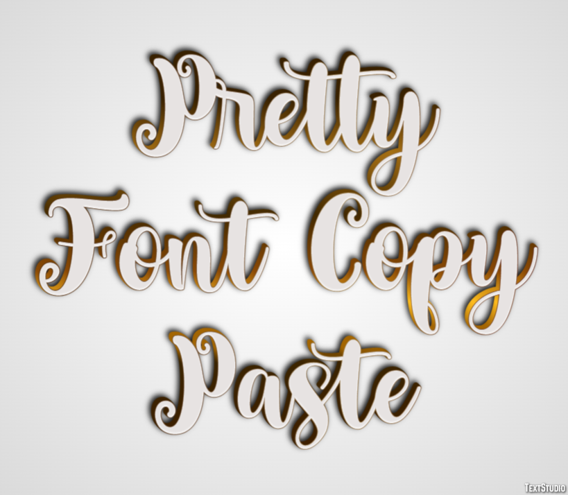 Pretty Font Copy Paste テキスト効果