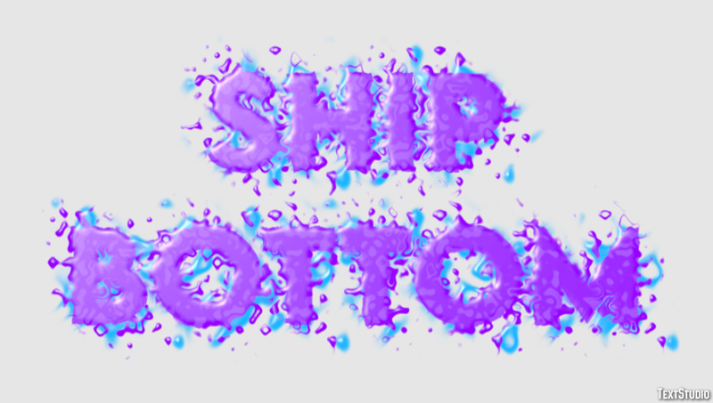 Ship Bottom Efekt tekstowy
