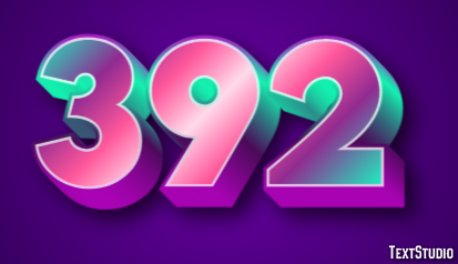 392 Text Effect