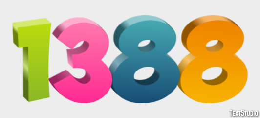 1388 Effetto testo